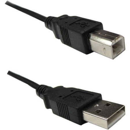 Weltron 6Ft Usb 2.0 A To B Cable Black 90-USBAB-2.0-6